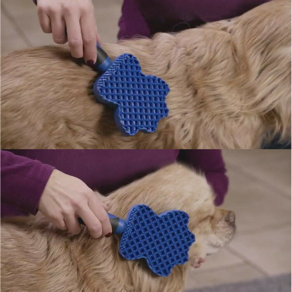 Groom Glider Pet Hair Removal Brush for Cats and Dogs