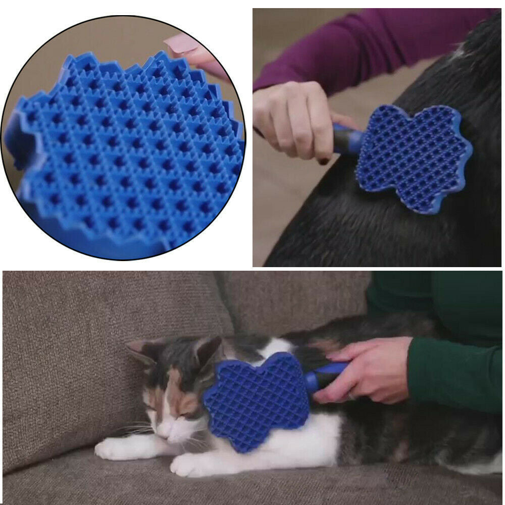 Groom Glider Pet Hair Removal Brush for Cats and Dogs