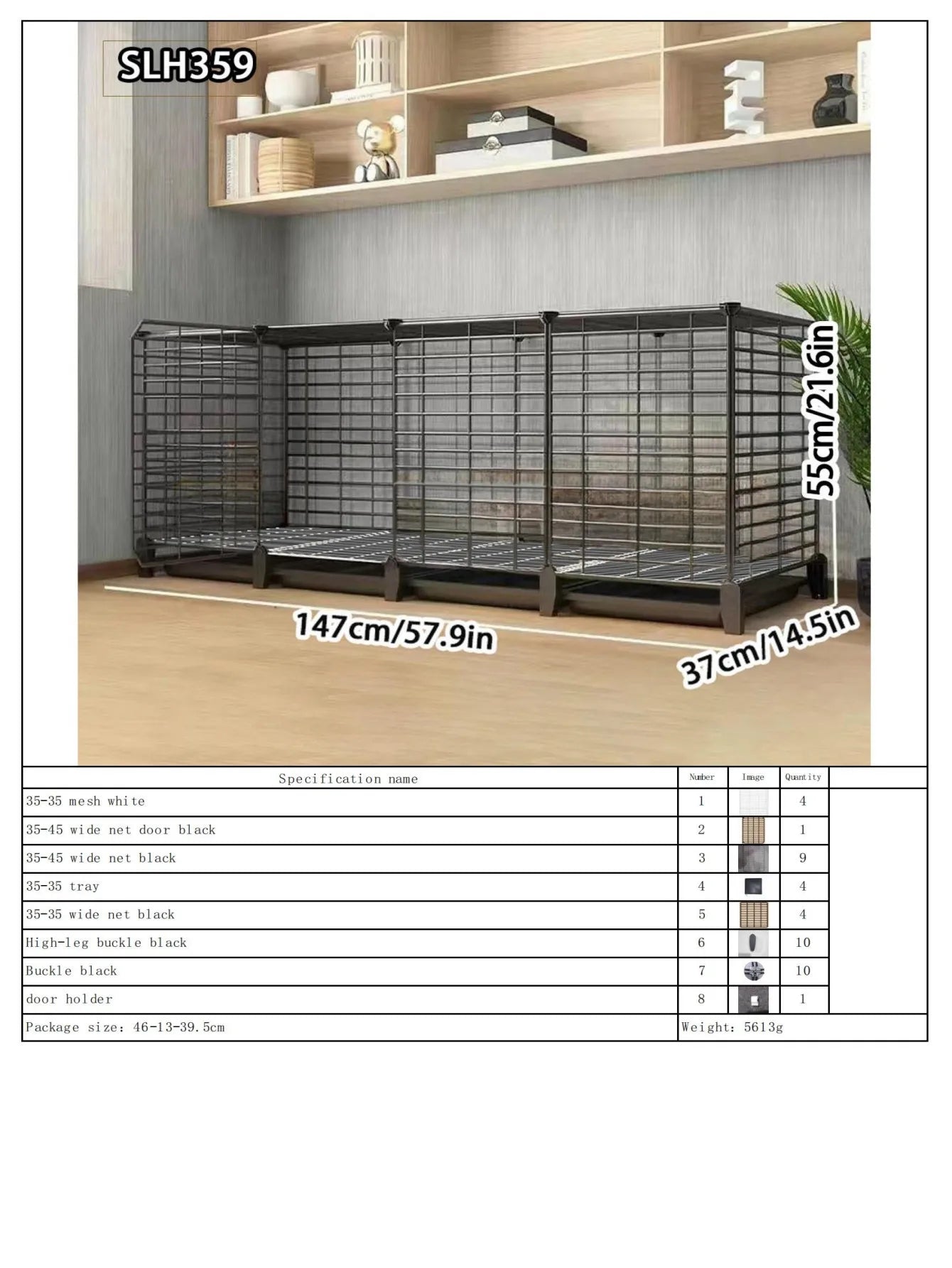 Large Indoor Rabbit Cage with Automatic Cleaning Toilet for Domestic Rabbits, Guinea Pigs, and Pet Rabbits