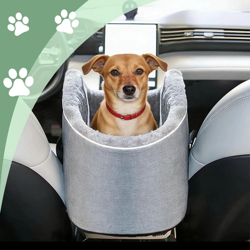 Pet Car Seat for Cats and Dogs, Car Dashboard Cat Bed, Car Seat Mat, Pet Travel Bag