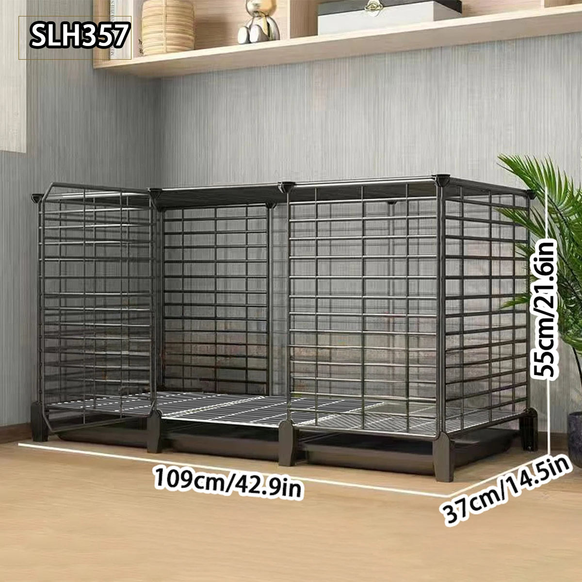 Large Indoor Rabbit Cage with Automatic Cleaning Toilet for Domestic Rabbits, Guinea Pigs, and Pet Rabbits
