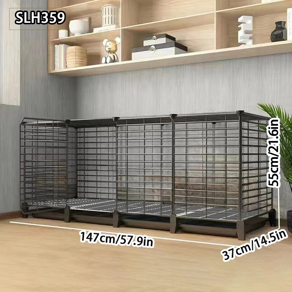 Large Indoor Rabbit Cage with Automatic Cleaning Toilet for Domestic Rabbits, Guinea Pigs, and Pet Rabbits