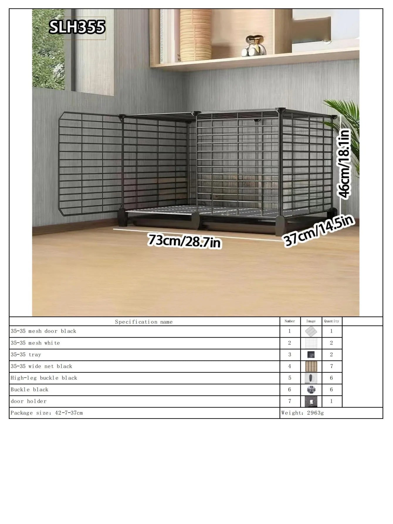 Large Indoor Rabbit Cage with Automatic Cleaning Toilet for Domestic Rabbits, Guinea Pigs, and Pet Rabbits