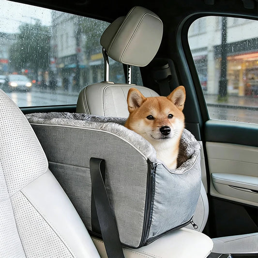 Pet Car Seat for Cats and Dogs, Car Dashboard Cat Bed, Car Seat Mat, Pet Travel Bag