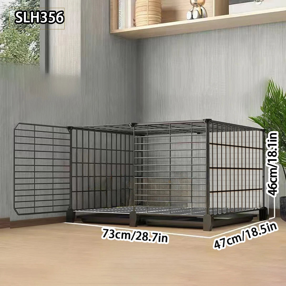 Large Indoor Rabbit Cage with Automatic Cleaning Toilet for Domestic Rabbits, Guinea Pigs, and Pet Rabbits
