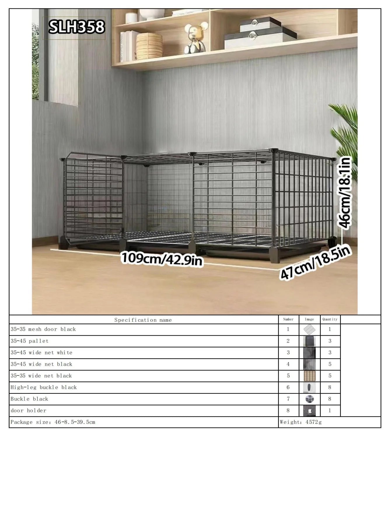 Large Indoor Rabbit Cage with Automatic Cleaning Toilet for Domestic Rabbits, Guinea Pigs, and Pet Rabbits